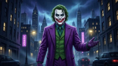 heath ledger joker suit