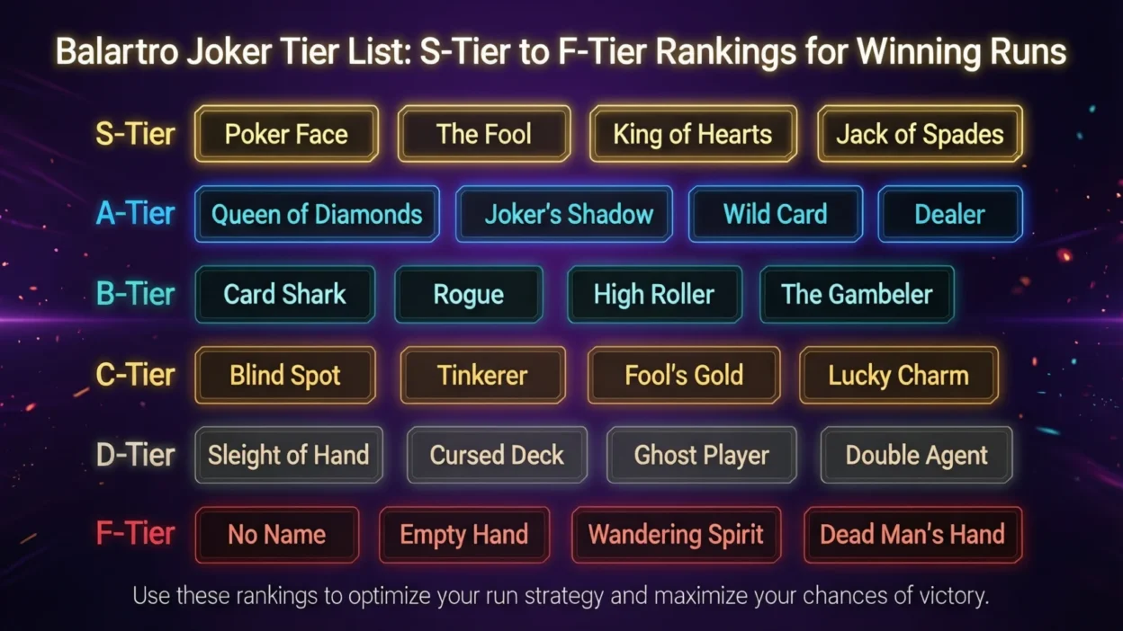 Balatro Joker Tier List