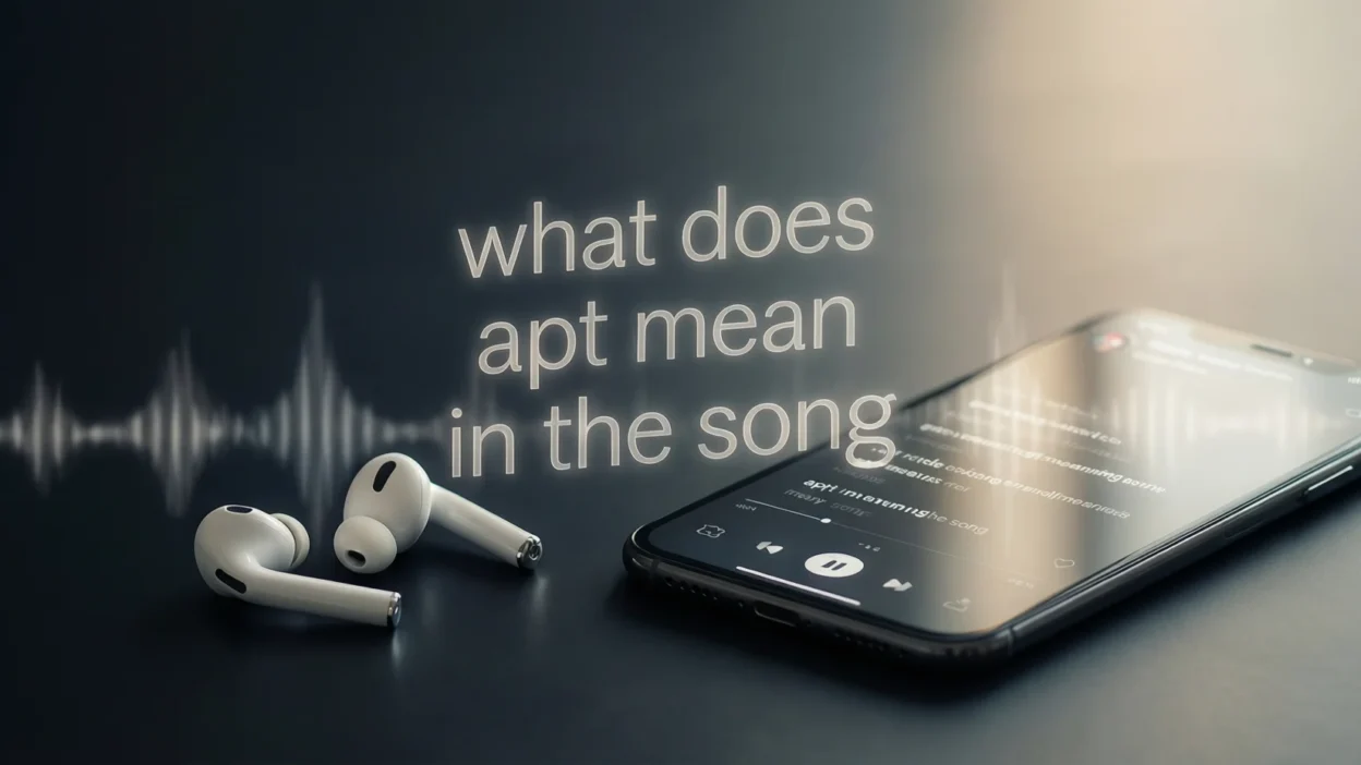 What Does Apt Mean in the Song
