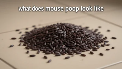 What Does Mouse Poop Look Like