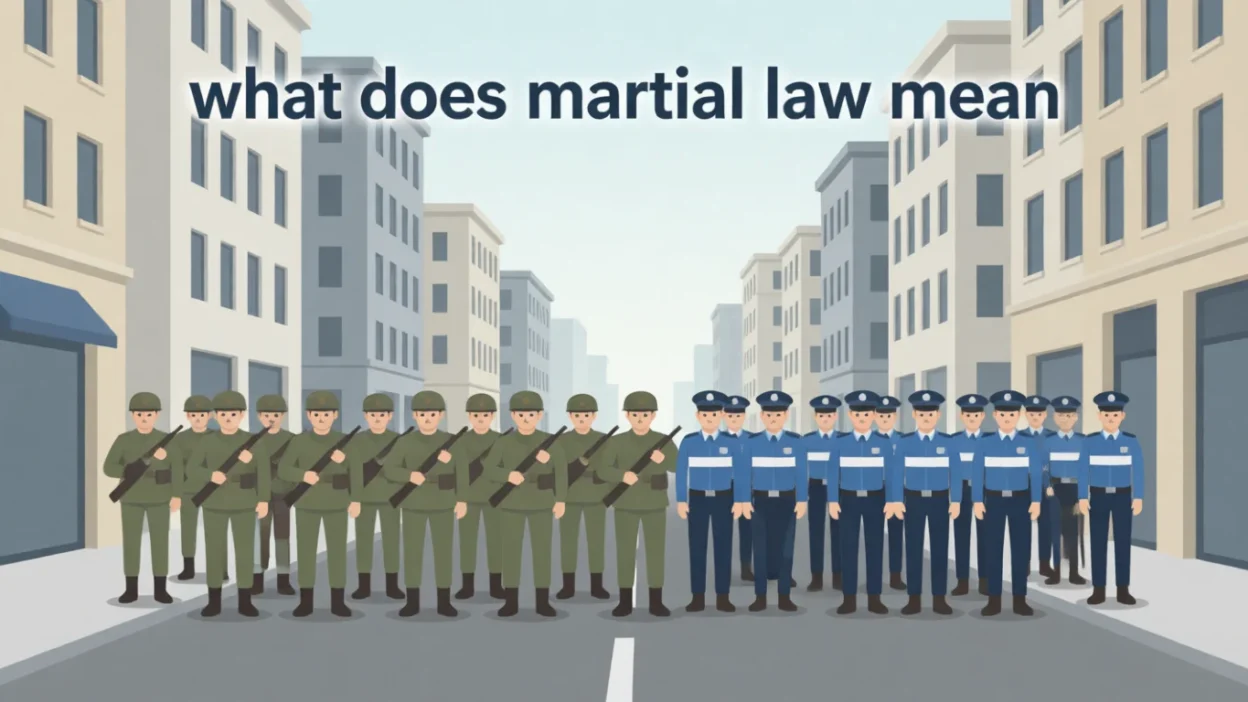 What Does Martial Law Mean
