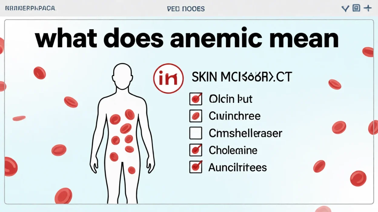 What Does Anemic Mean