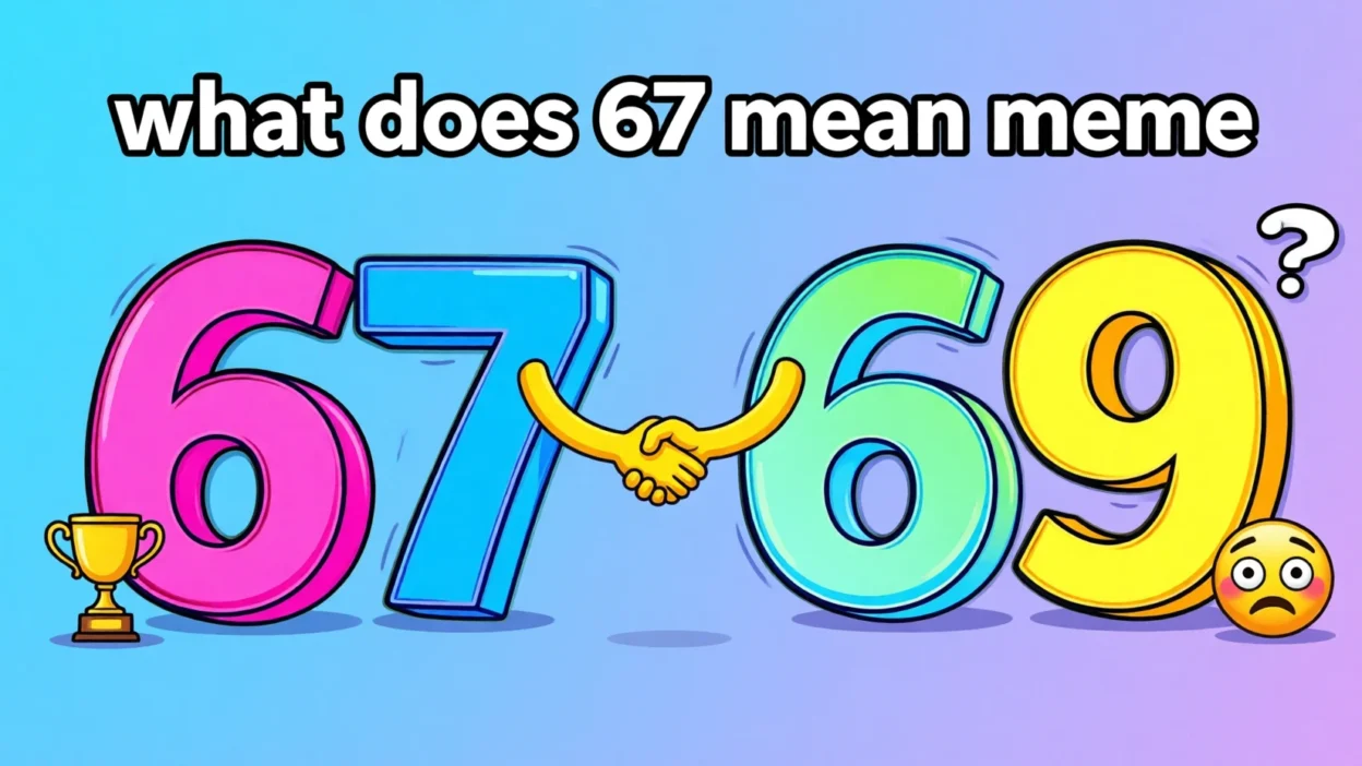 what does 67 mean meme