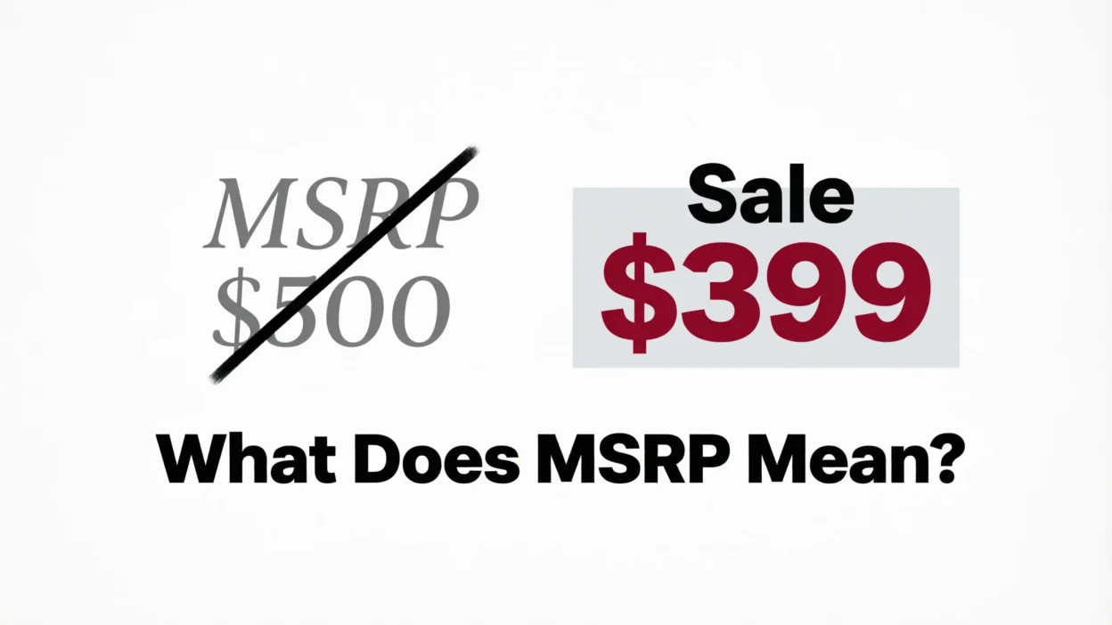 What Does MSRP Mean