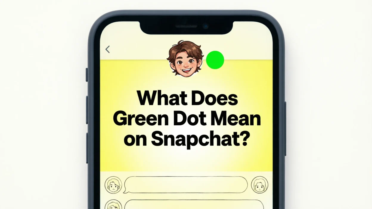 What Does Green Dot Mean on Snapchat